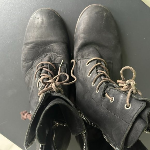 ALL SAINTS Leather Boots Size 11.5 (Used) - Picture 10 of 13
